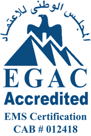 EGAC accreditation mark — Environmental management (EMS)