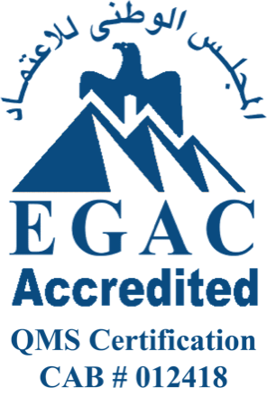 EGAC accreditation mark — Quality management (QMS)